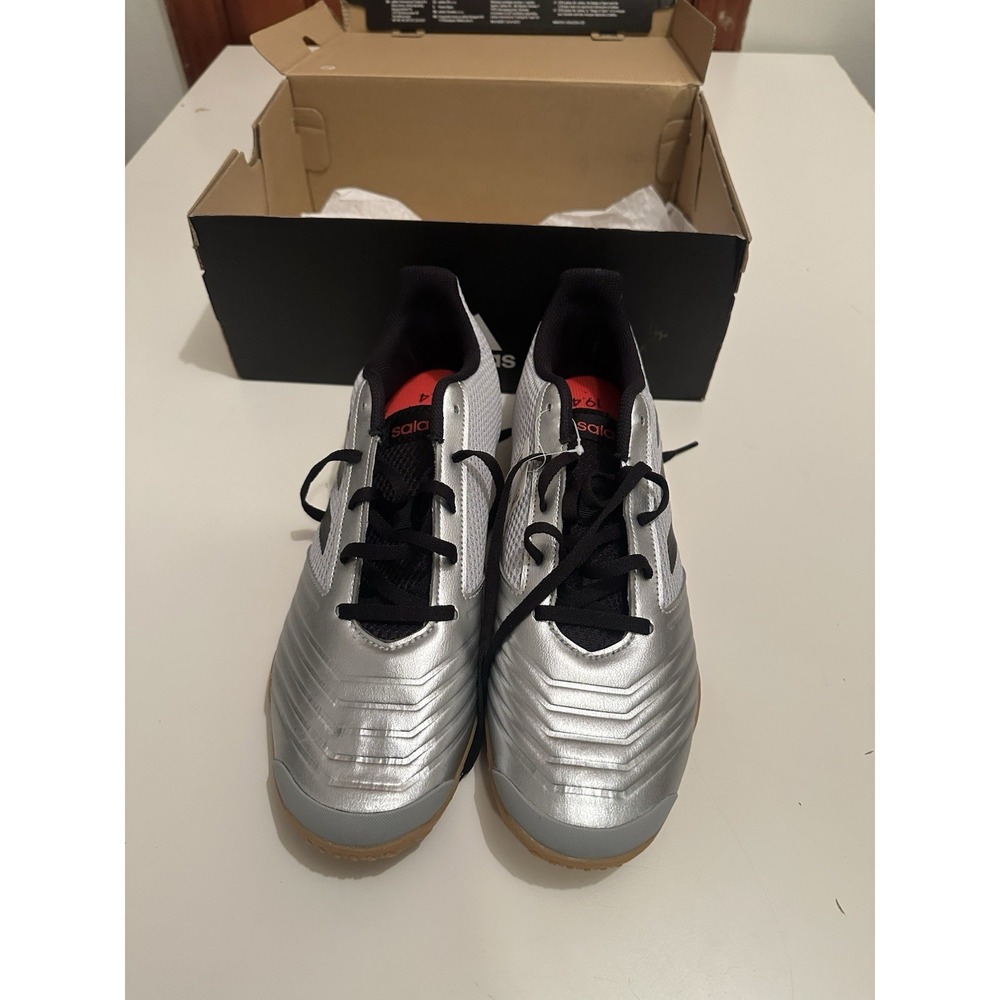 Predator 19.4 In Sala Silver Indoor Soccer Shoes Size 11.5 Mens New In Box